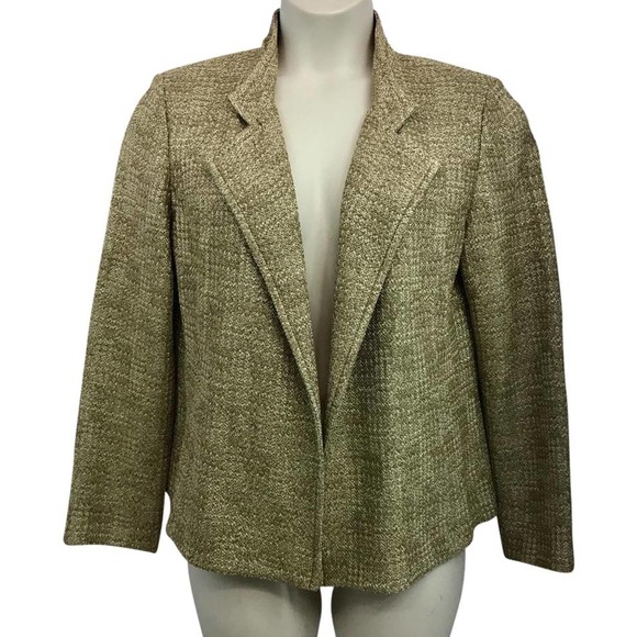 St. John Jackets & Blazers - St. John Black Label Knit Blazer Jacket 12